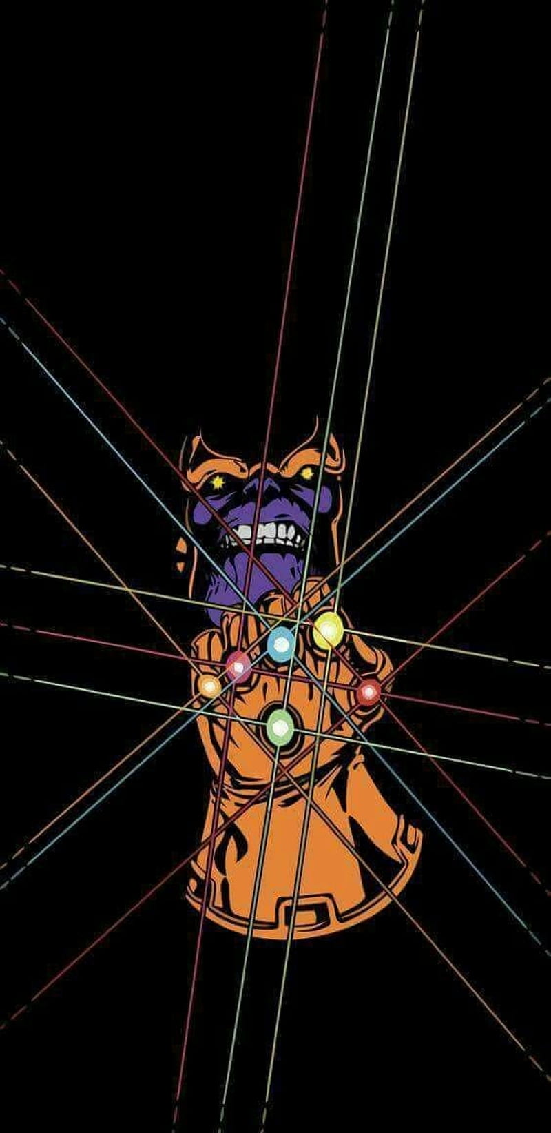 Thanos, marvel, avengers, infinity stones, infinity, HD phone wallpaper