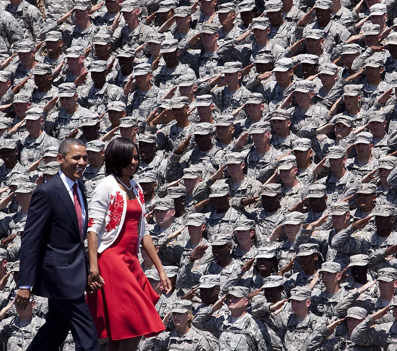 American Pride 5, barack, commander, michelle, obama, president, soldiers, HD wallpaper