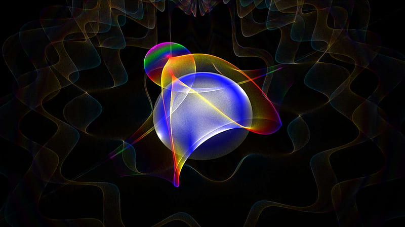 Spheroid, attractor, nice, abstract, fractal, HD wallpaper