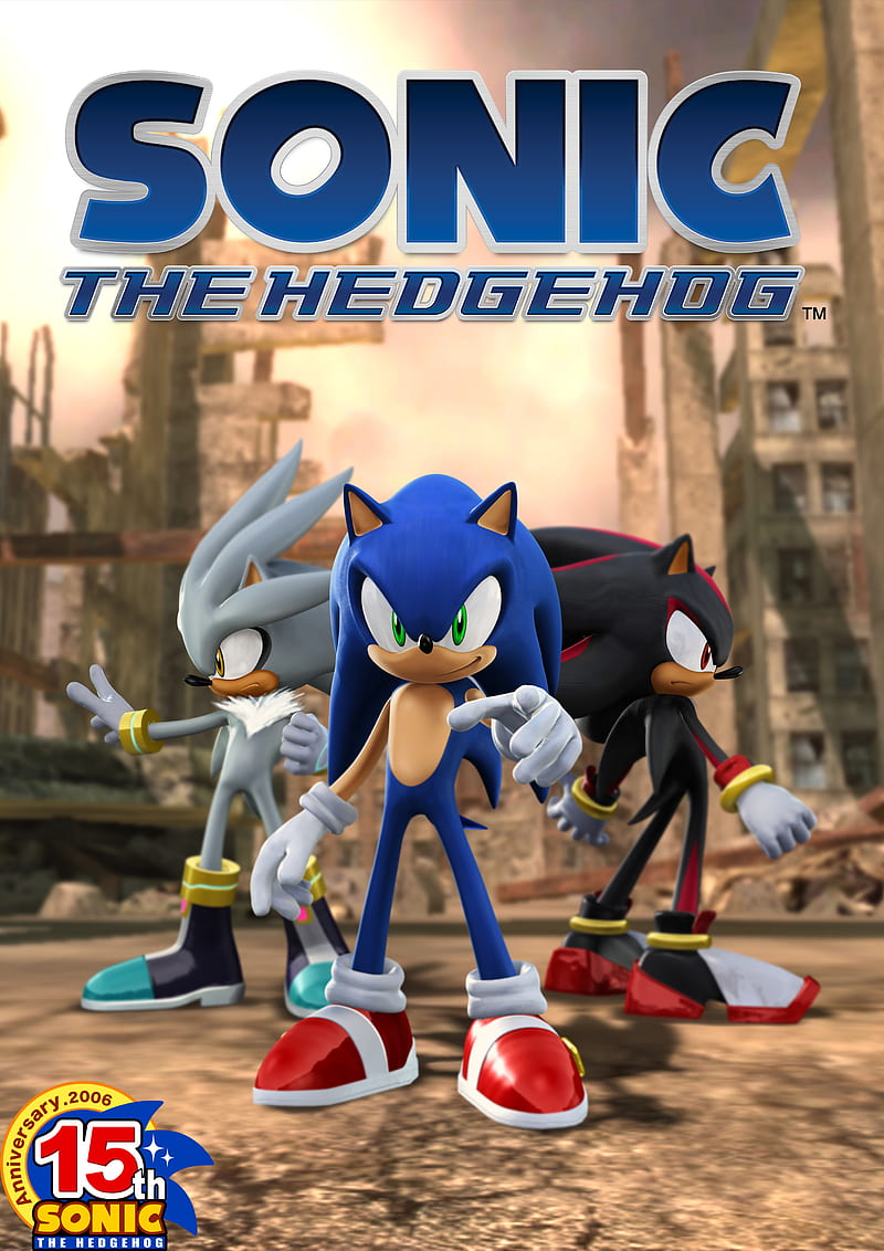 Sonic the Hedgehog, sonic 15th anniversary, sonic, HD phone wallpaper
