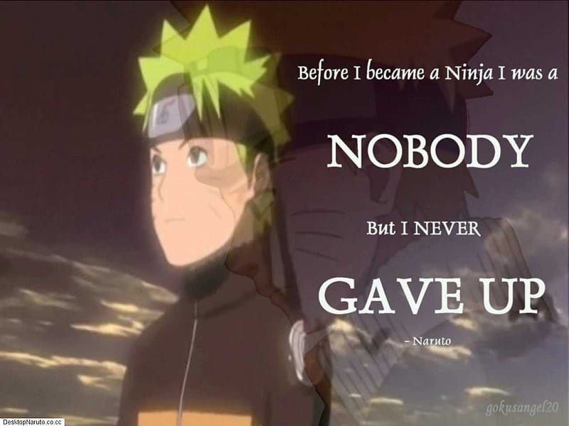 Never Give Up, give, up, never, naruto, HD wallpaper | Peakpx
