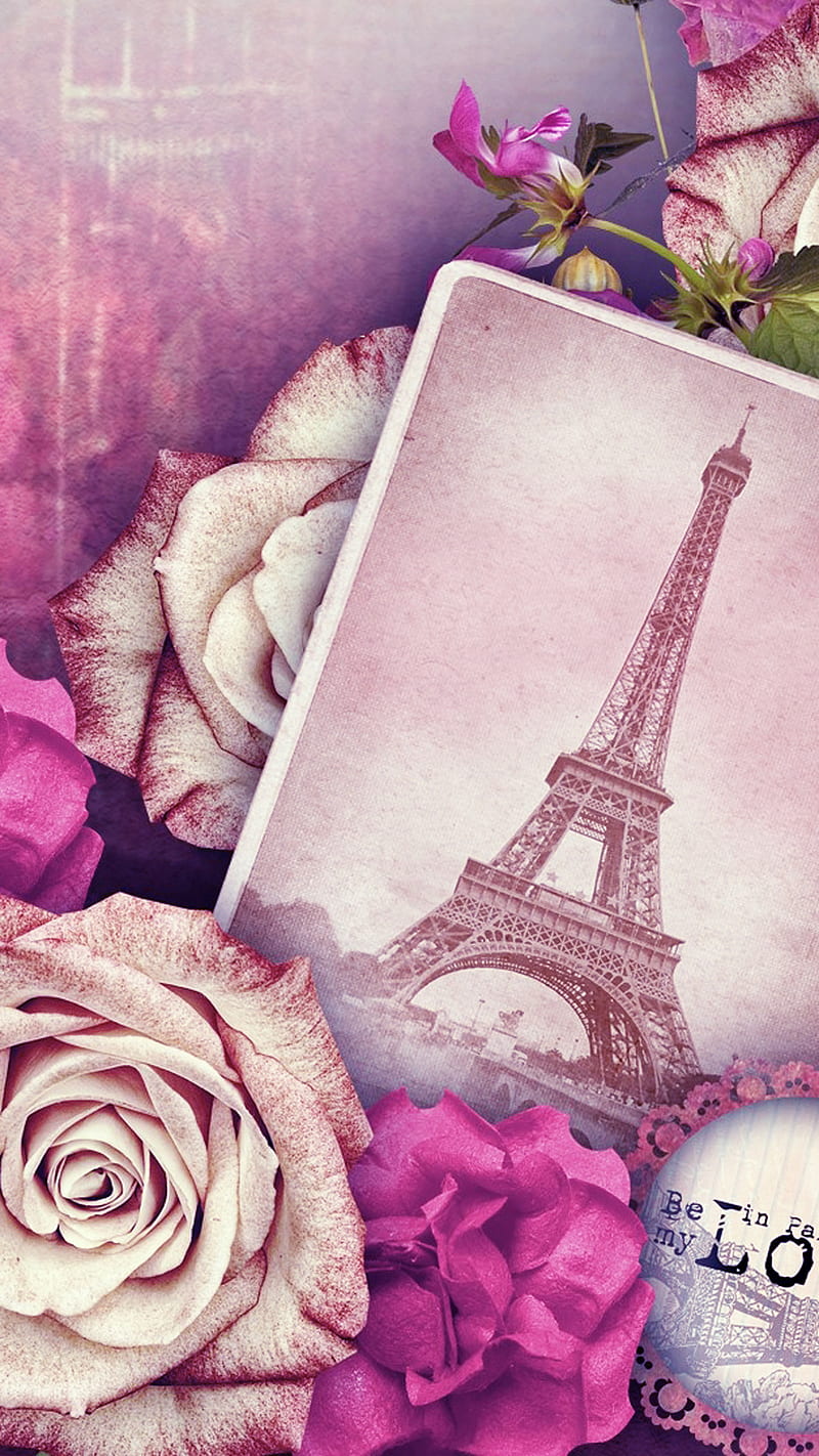 Cute Pink Paris Eiffel Tower Keyboard Theme APK for Android Download