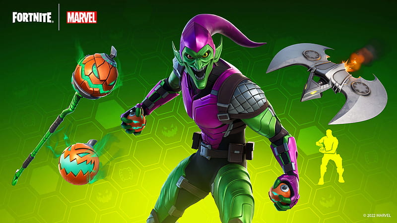 Fortnite Green Goblin, HD wallpaper