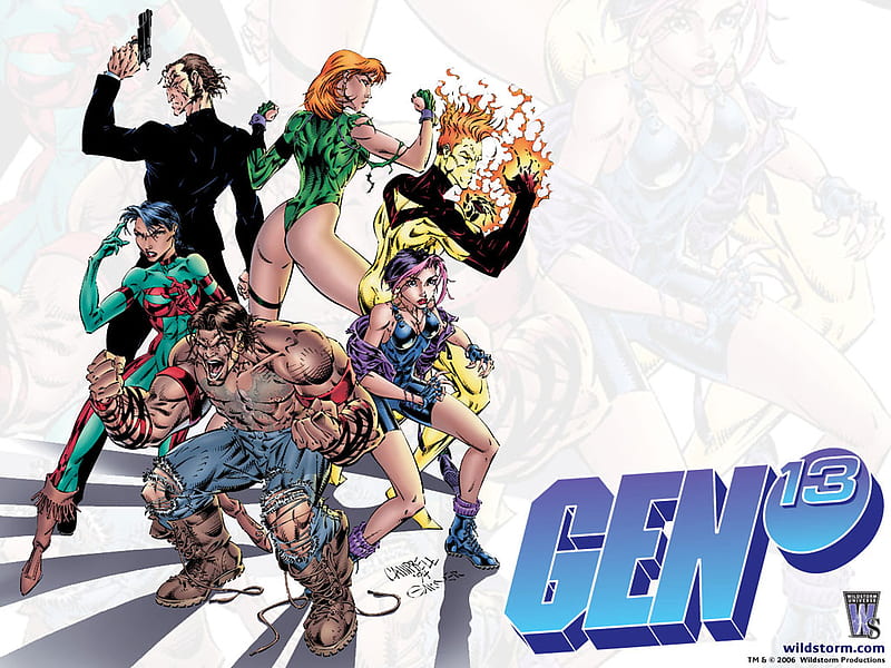 Gen13, heroes, dc, comics, wildstorm, HD wallpaper