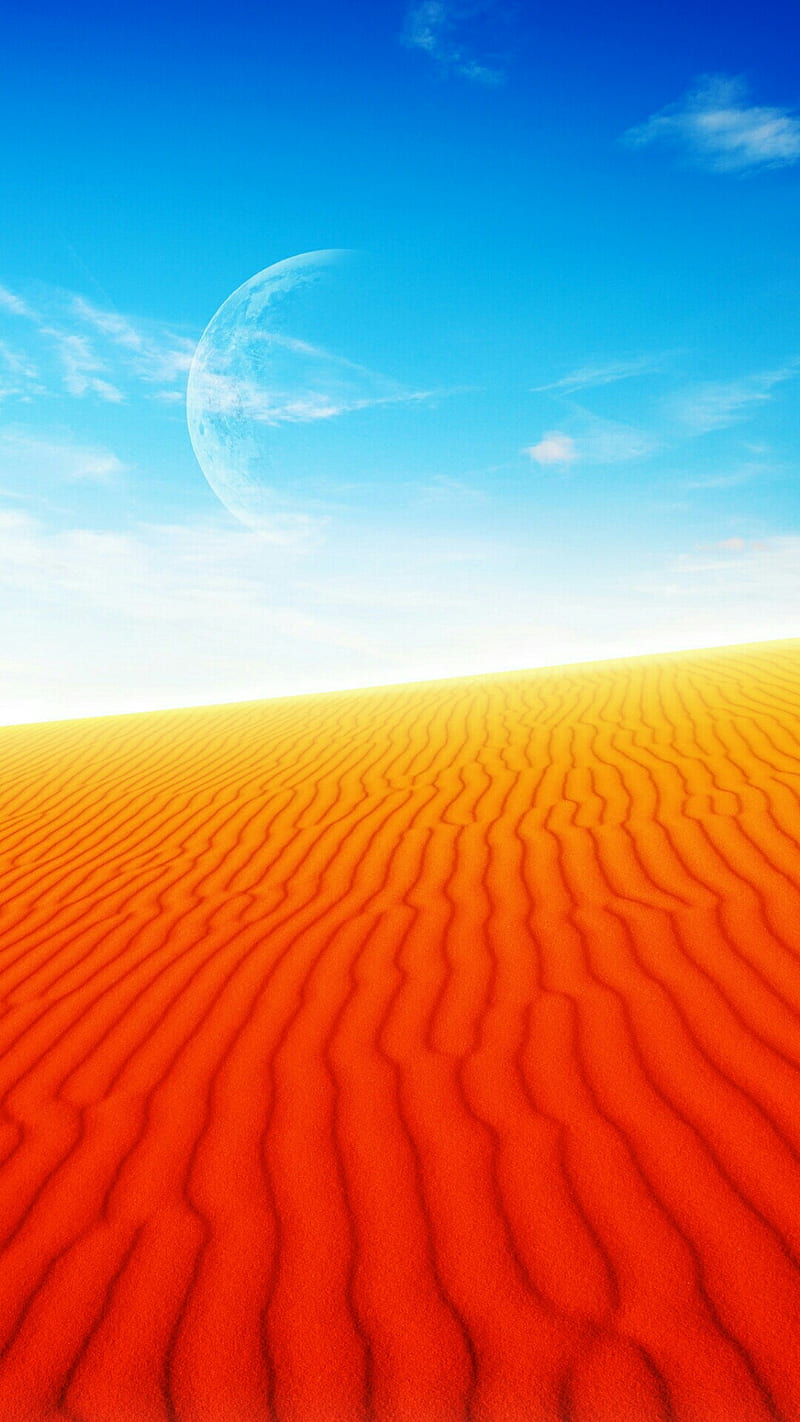 Desert, abstract, color, magic, HD phone wallpaper