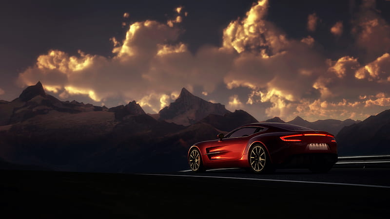 Aston Martin One 77 Gran Turismo 6, gran-turismo-sport, games, aston-martin, carros, HD wallpaper