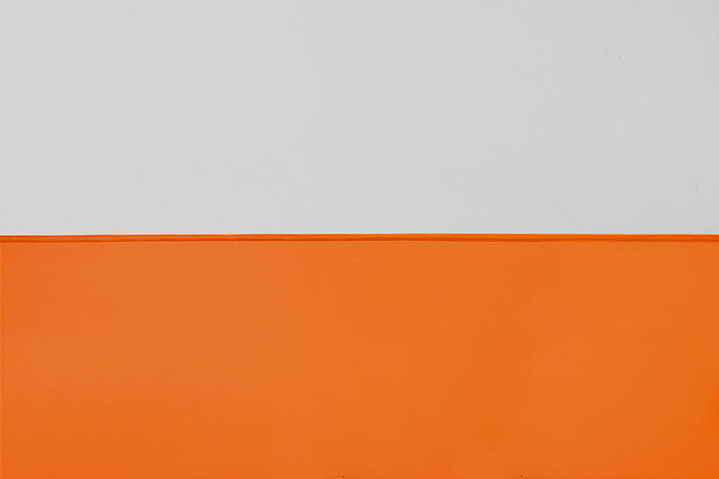 orange, white, lines, wall, HD wallpaper