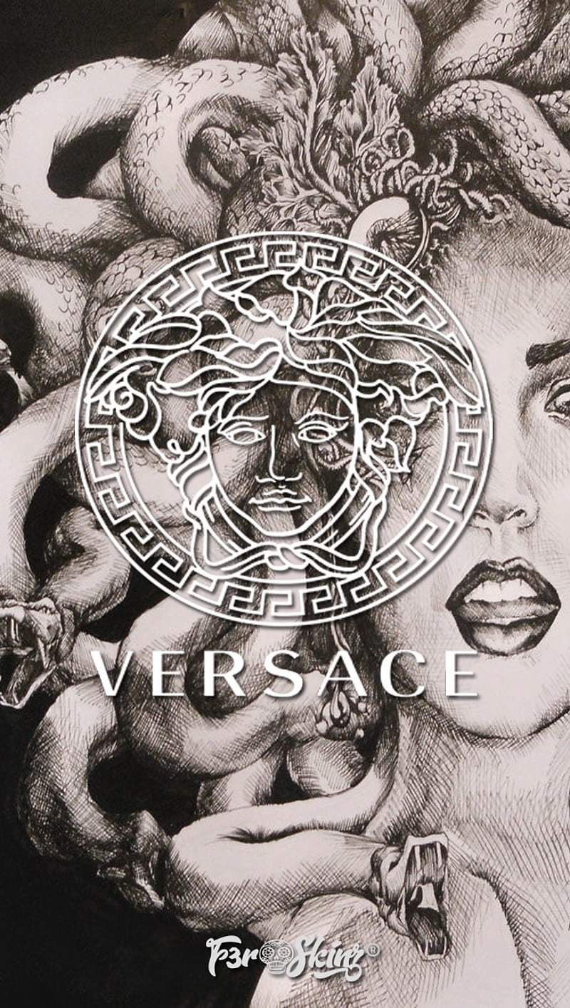 Versace3, logo, logos, brand, marcas, versace, HD phone wallpaper