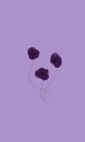Download Purple Daisies As Aesthetic Purple Flower Wallpaper  Wallpapers com