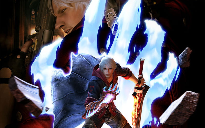 Devil May Cry 4 wallpaper - Nero and Dante : r/DevilMayCry