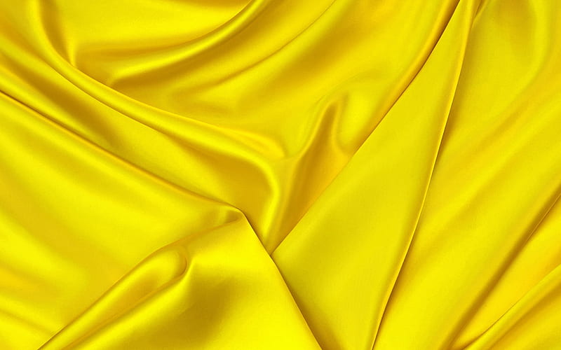 Yellow silk texture, yellow fabric texture, silk background, silk texture,  silk wave background, HD wallpaper | Peakpx