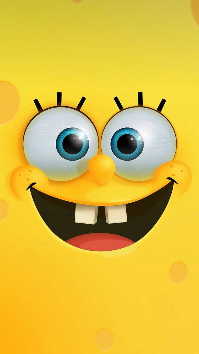 SpongeBOB, sponge, sunger bob, face, minion, funny, sponge bob, cartoons, batin, cizgi film, HD phone wallpaper