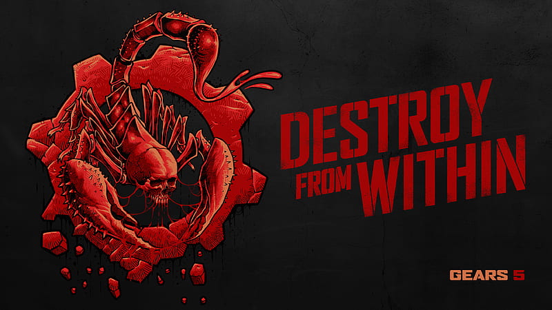 Escape Destroy From Within Gears 5 , gears-5, gears-of-war-5, gears-of-war, 2019-games, games, HD wallpaper