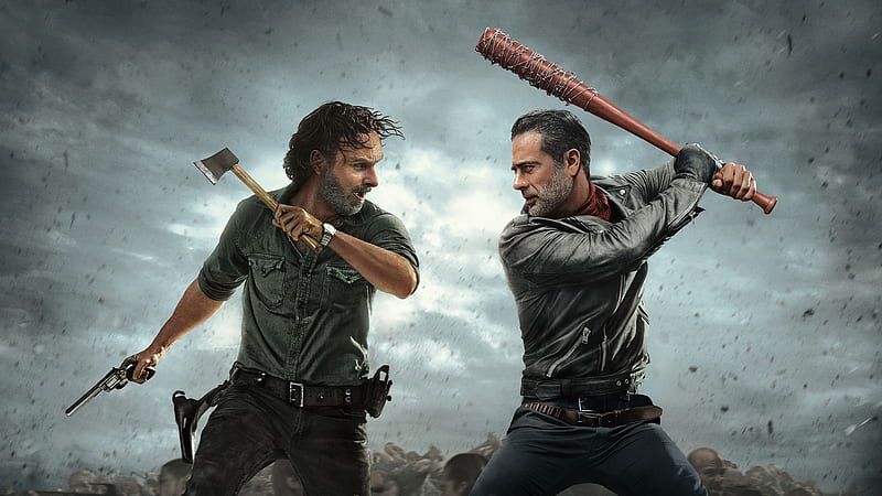 The Walking Dead Andrew Lincoln And Jeffrey Dean Morgan , TV Series , , and Background, HD wallpaper
