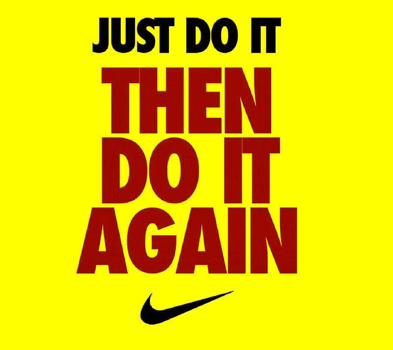 Nike Logo Red Just Do It