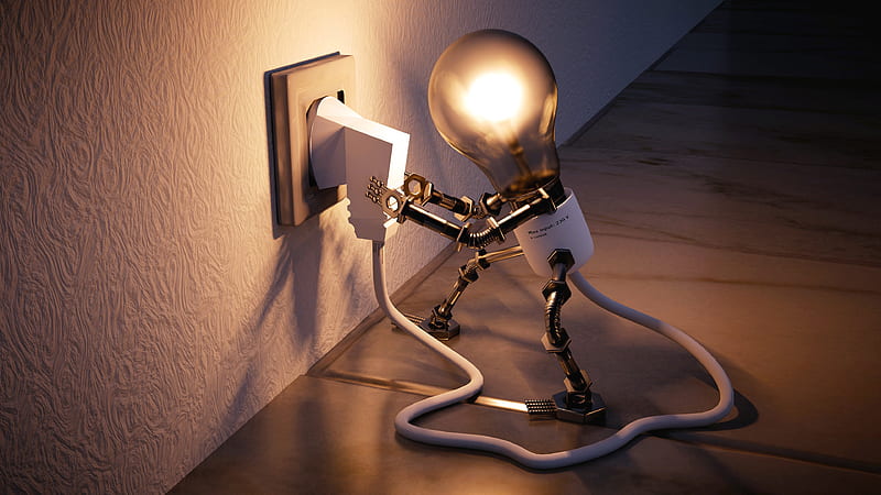 Light Bulb Incandescent Funny, HD wallpaper