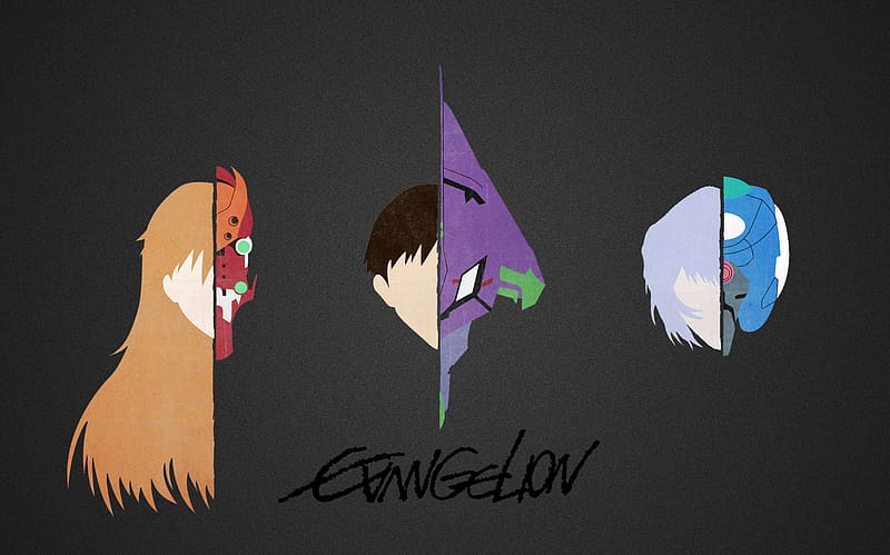 Anime, Evangelion, Asuka Langley Sohryu, Evangelion: 1 0 You Are (Not) Alone, Rei Ayanami, Shinji Ikari, HD wallpaper