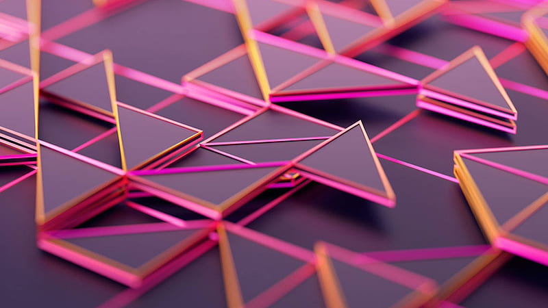 HD pink triangle art wallpapers | Peakpx