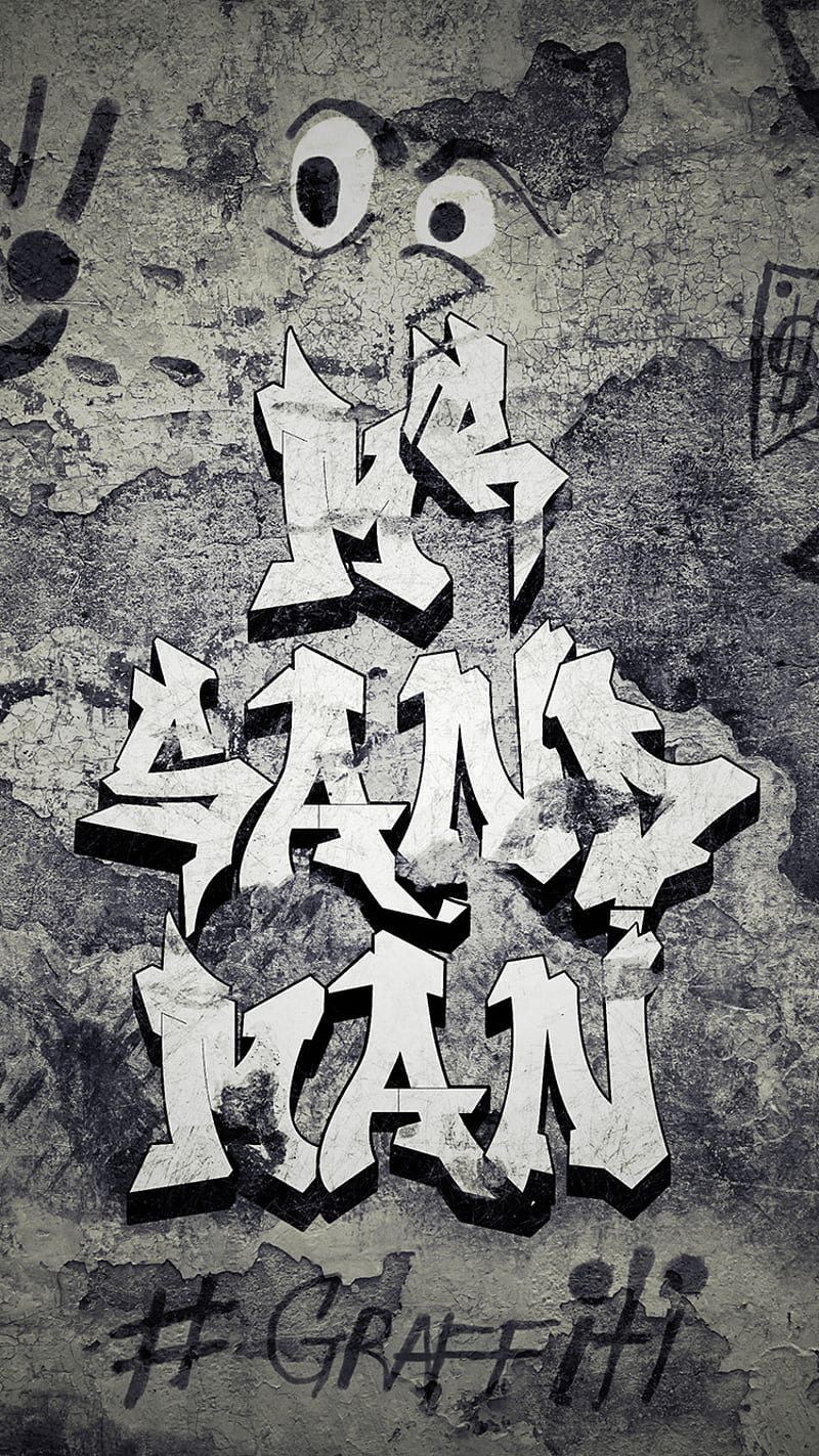Mr Sandman, art, city, cool, graffiti, street, tag, urban, graffiti, HD phone wallpaper