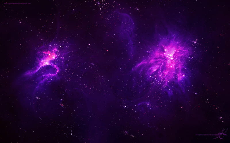 ultraviolet purple space