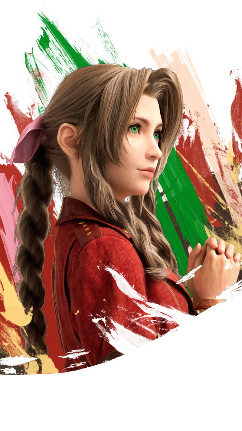 720p Free Download Aerith Final Fantasy 7 Remake Hd Phone Wallpaper