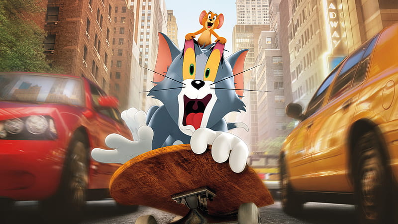 Tom And Jerry Movie Poster , tom-and-jerry, 2021-movies, movies, animated-movies, cartoons, tom, jerry, HD wallpaper