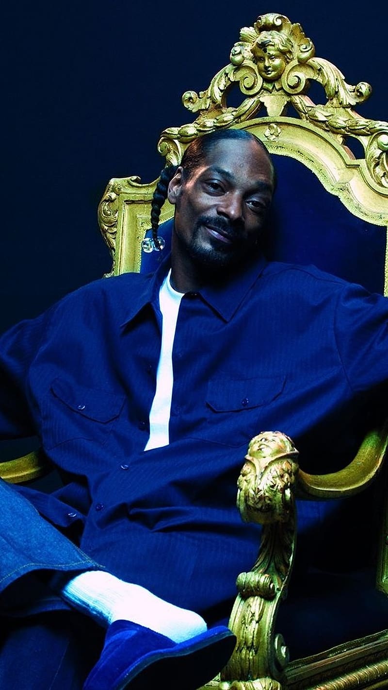 Hip Hop, Snoop Dogg Sitting On Throne, sitting on throne, rapper, music, HD phone wallpaper