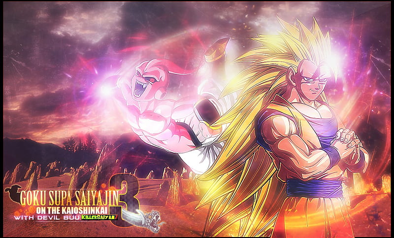Son Goku SSJ3 vs Kid Buu, kid, vs, goku, ssj3, buu, son, HD wallpaper |  Peakpx