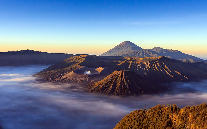 Indonesian Active volcano 2020 Travel Scenery, HD wallpaper