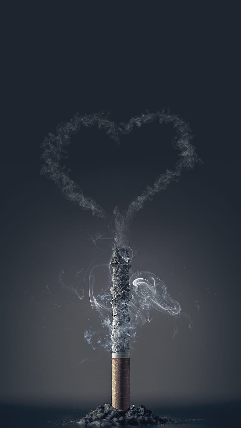 Cigarette, fire, smoke, HD phone wallpaper