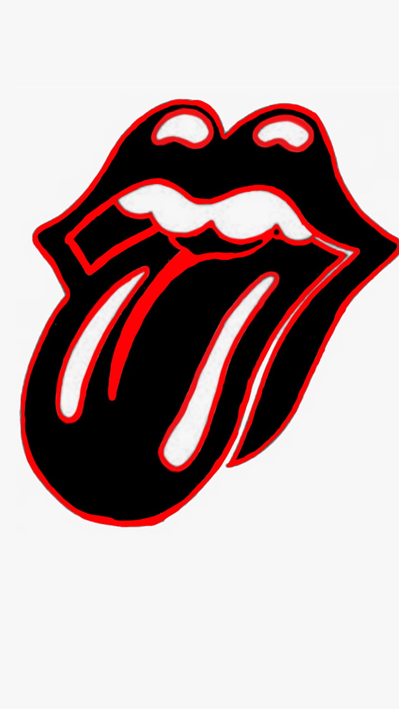 rock n roll, 2020, art, iphone, logo, music, rock, the rolling stones, the rolling stones mouth, HD phone wallpaper