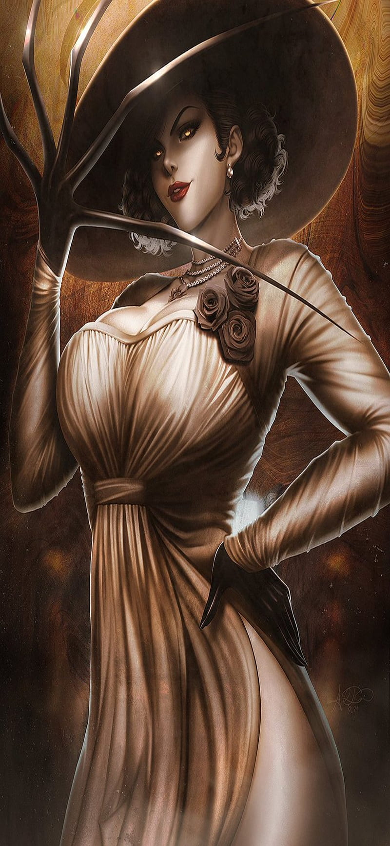 Lady Dimitrescu, resident evil, HD phone wallpaper | Peakpx