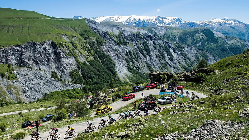 Tour de France, France, Mountains, Cycling, HD wallpaper