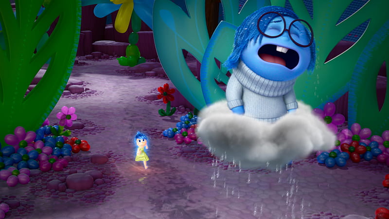 Inside Out Sadness Crying, pixar, disney, movies, inside-out, animated-movies, HD wallpaper