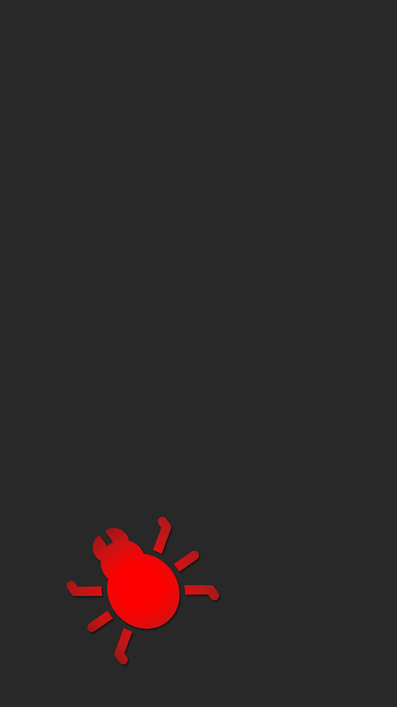 The Code BUG, error, program, dark, red, HD phone wallpaper