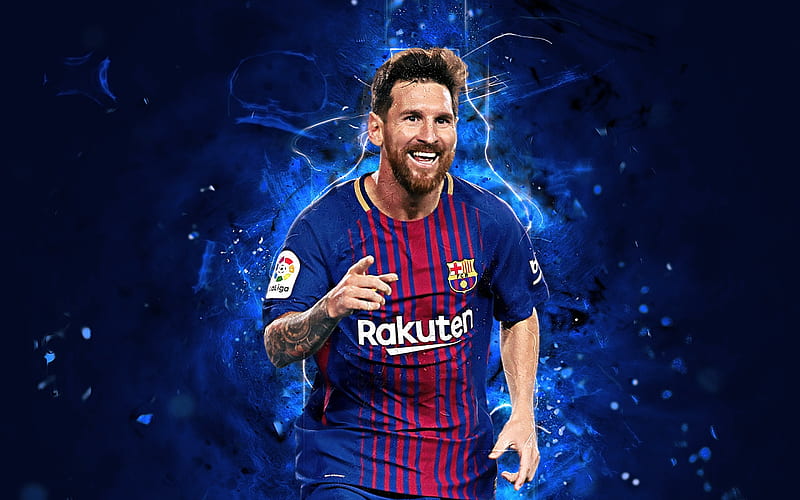 Barcelona Soccer Lionel Messi Player 2019 Poster, HD wallpaper