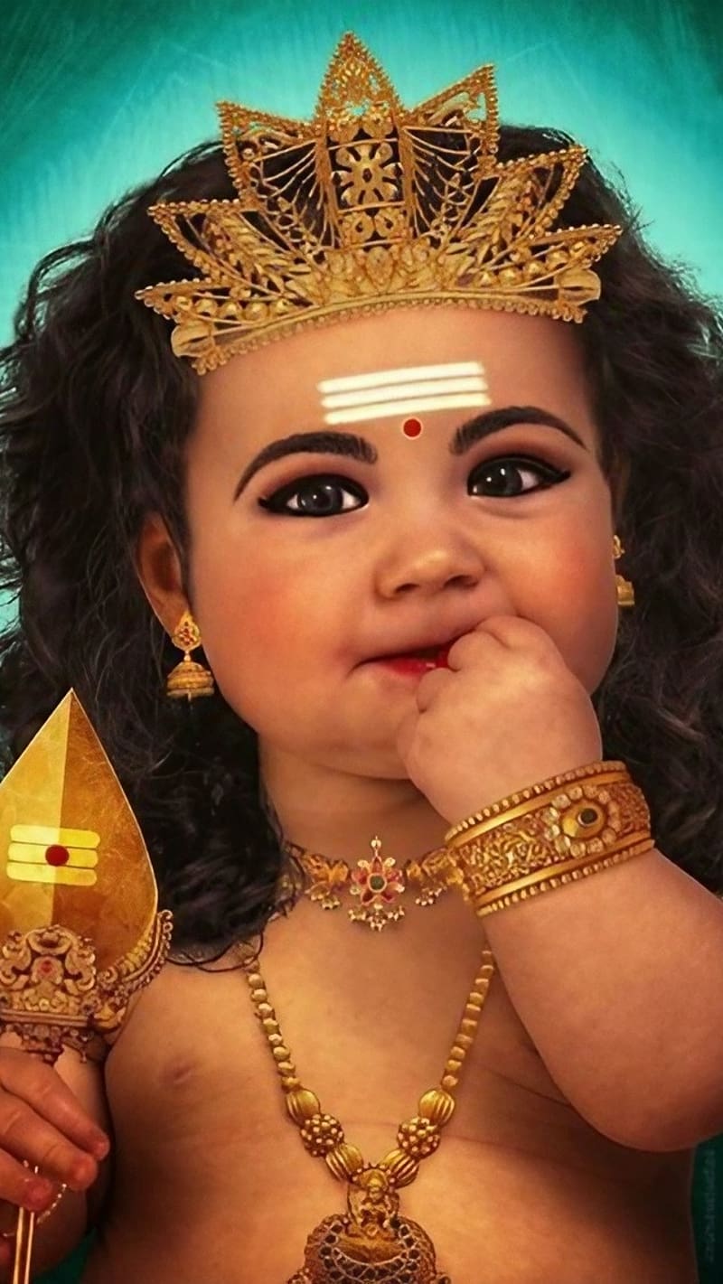 Lord Murugan, Cute Baby Kartikeya, god, bhakti, HD phone wallpaper ...