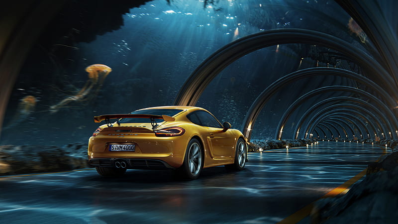 Porsche Digital graphy, porsche, digital-art, artist, artwork, carros, behance, HD wallpaper