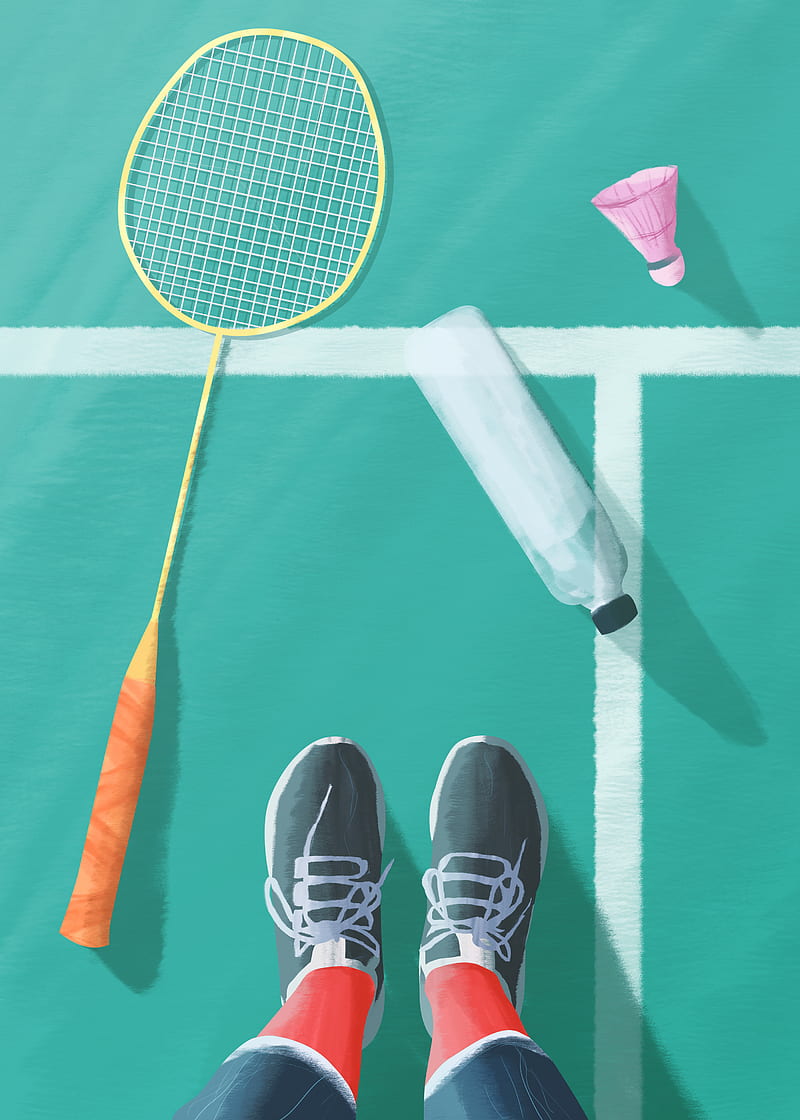 Badminton Story, aesthetic, badminton, calm, chill, colorful, lovely,  relax, HD phone wallpaper | Peakpx