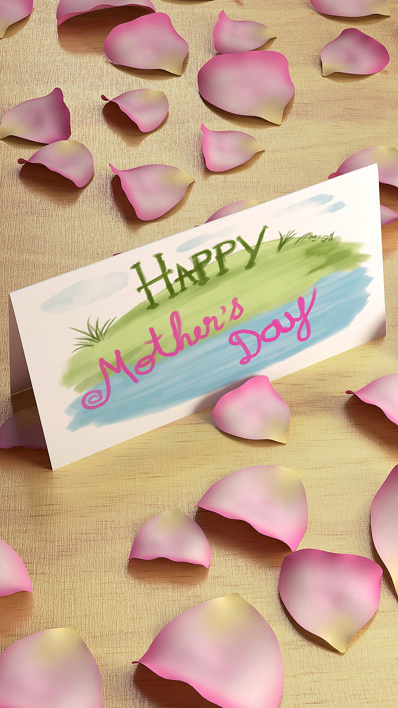 Mothers Day Petals, family, love, mom, momma, mommy, zmothers, HD phone wallpaper