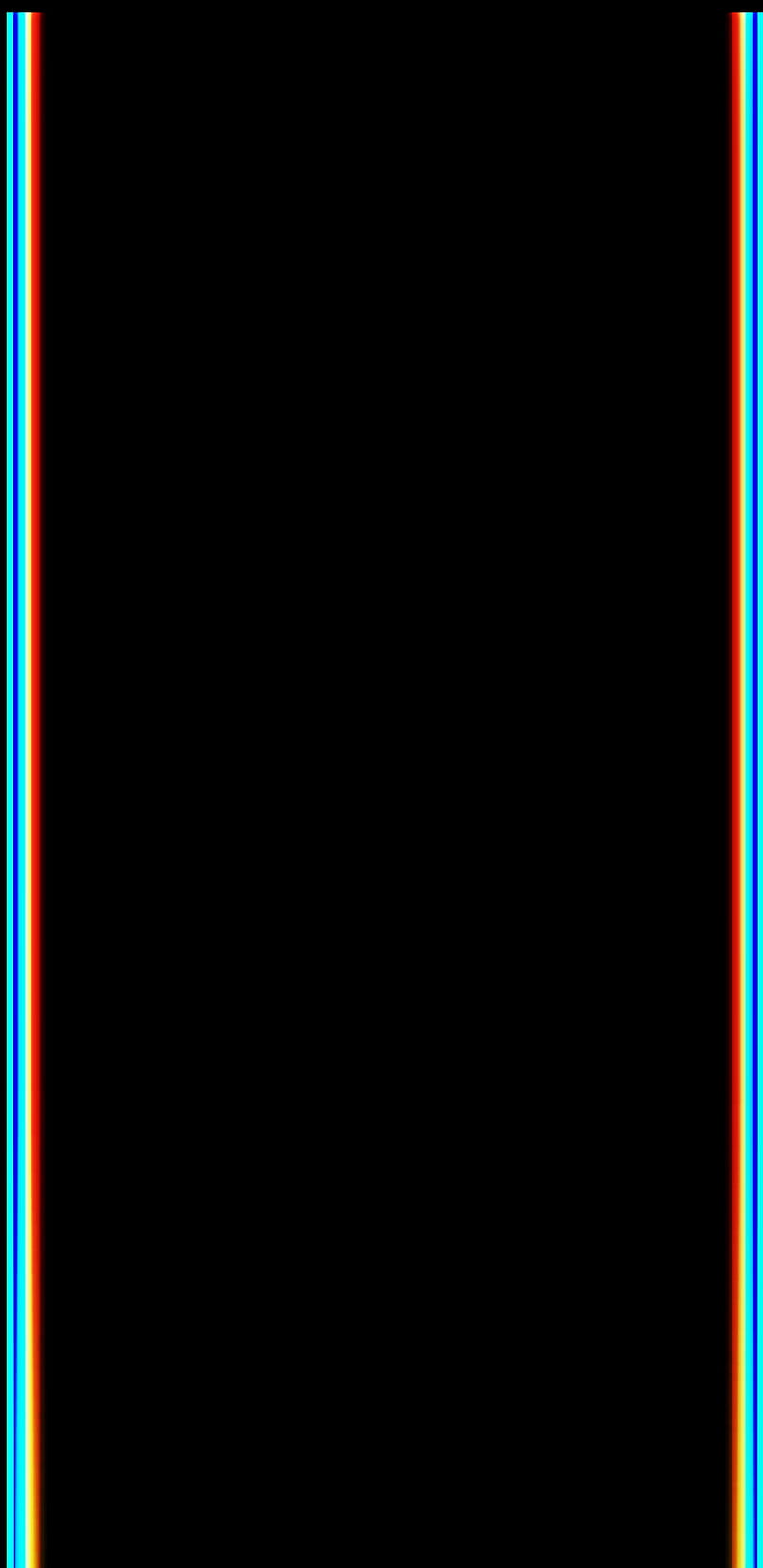 Led Edge, black, blue, dark, light, original, red, rot, screen, HD phone wallpaper