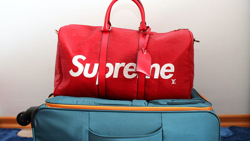 Supreme Red Bag White Background Supreme, HD wallpaper | Peakpx