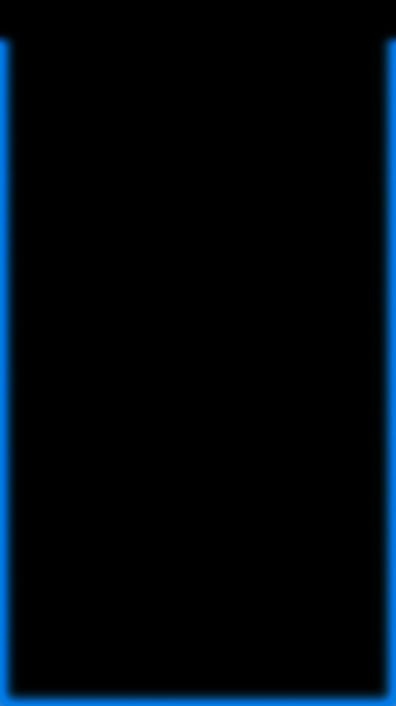 Blue Neon LED, black, blue, bubu, druffix style, edge, galaxy, led, light, magma, neon, HD phone wallpaper