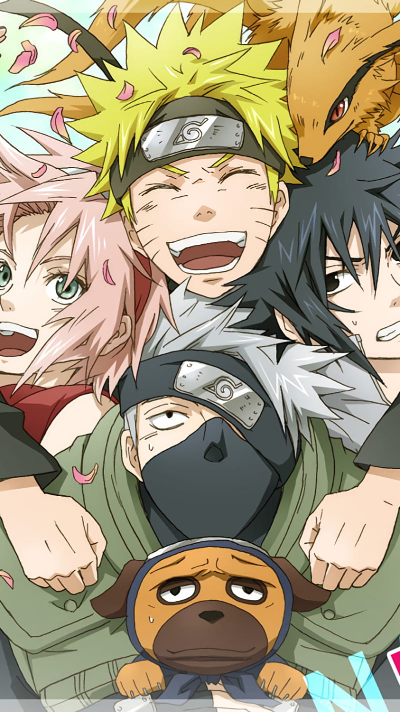 naruto friends, anime, time, HD phone wallpaper