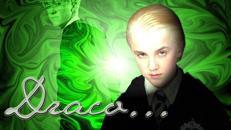 Two Of Draco Malfoy In Green Background Draco Malfoy, HD wallpaper