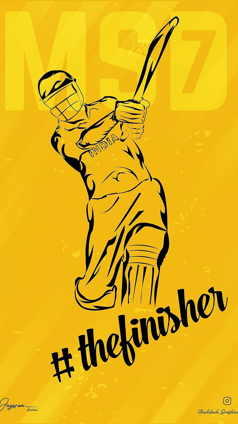 Chennai Super King.the finisher, chennai super king, ipl, cricket team, dhoni, the finisher, HD phone wallpaper