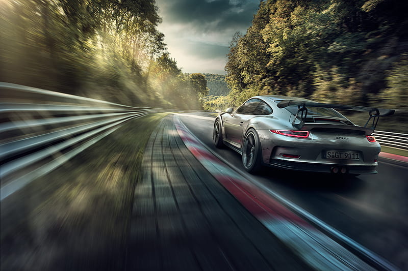Porsche GT3 RS 2018, porsche-gt3, porsche, carros, behance, HD wallpaper