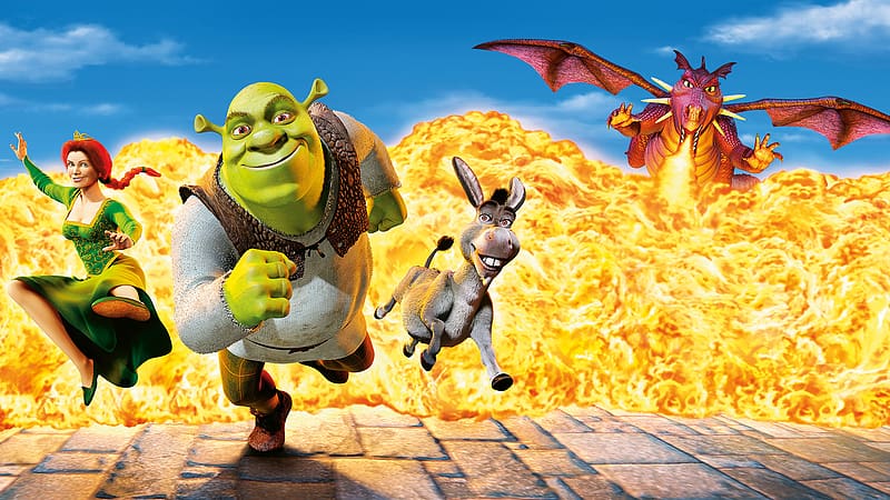 1920x1080px, 1080P free download | Shrek, Dragon, Movie, Shrek ...