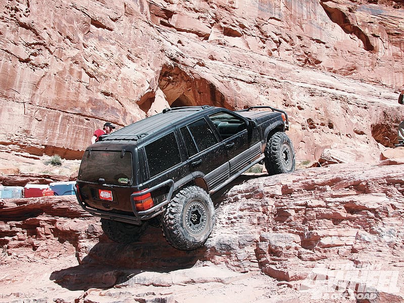 Jeep Grand Cherokee ZJ, thrill, off-road, 4x4, crawl, HD wallpaper