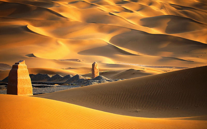 Desert-Nature Landscape, HD wallpaper